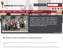 Tablet Screenshot of liberalstudies.ca